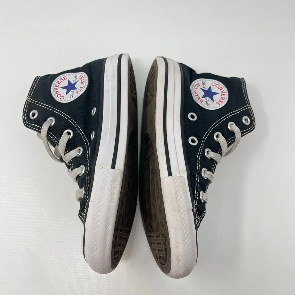Converse Chuck Taylor All Star High Top Black White Sneakers 3j231 Youth size 12